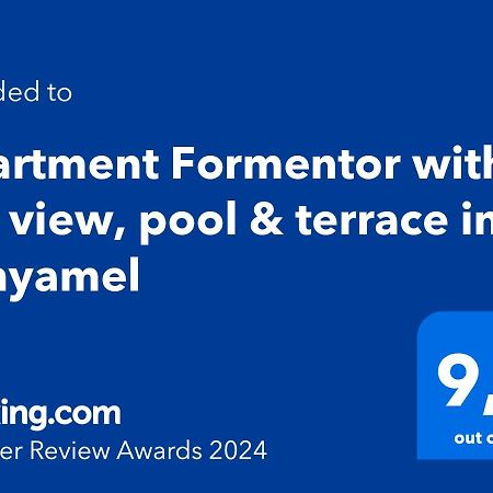 Apartment 4B Formentor Sea View & Pool In Canamel Canyamel  Exterior foto