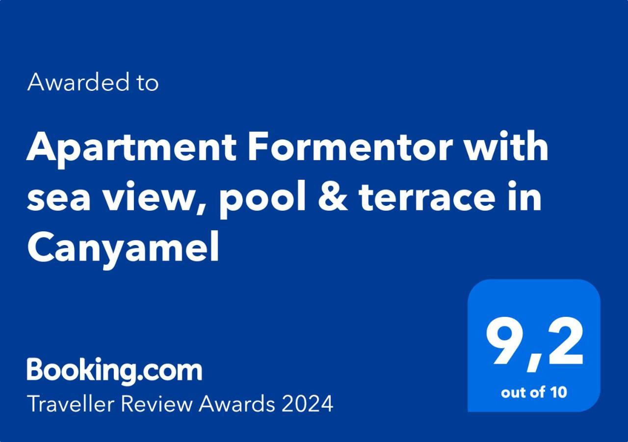 Apartment 4B Formentor Sea View & Pool In Canamel Canyamel  Exterior foto